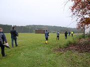 Zeltaufbau und Vorbereitungen